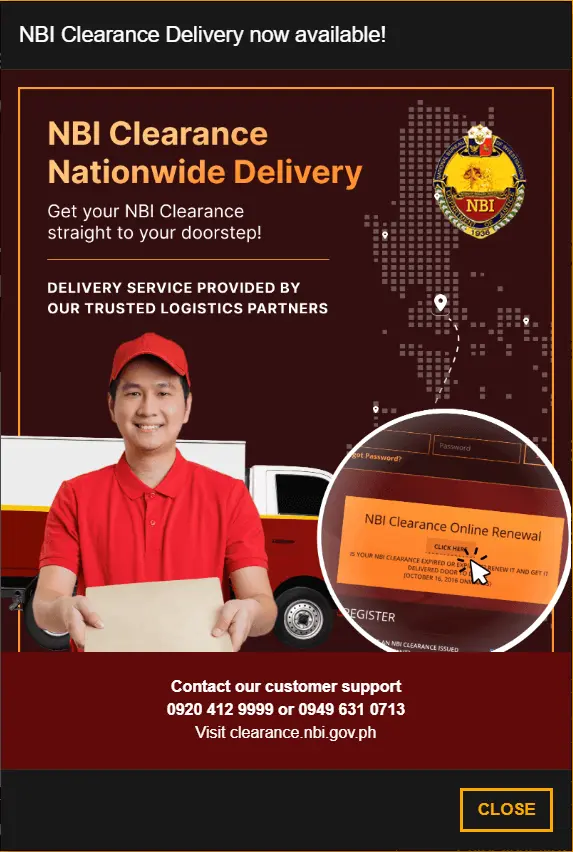 NBI Clearance Door to Door Delivery