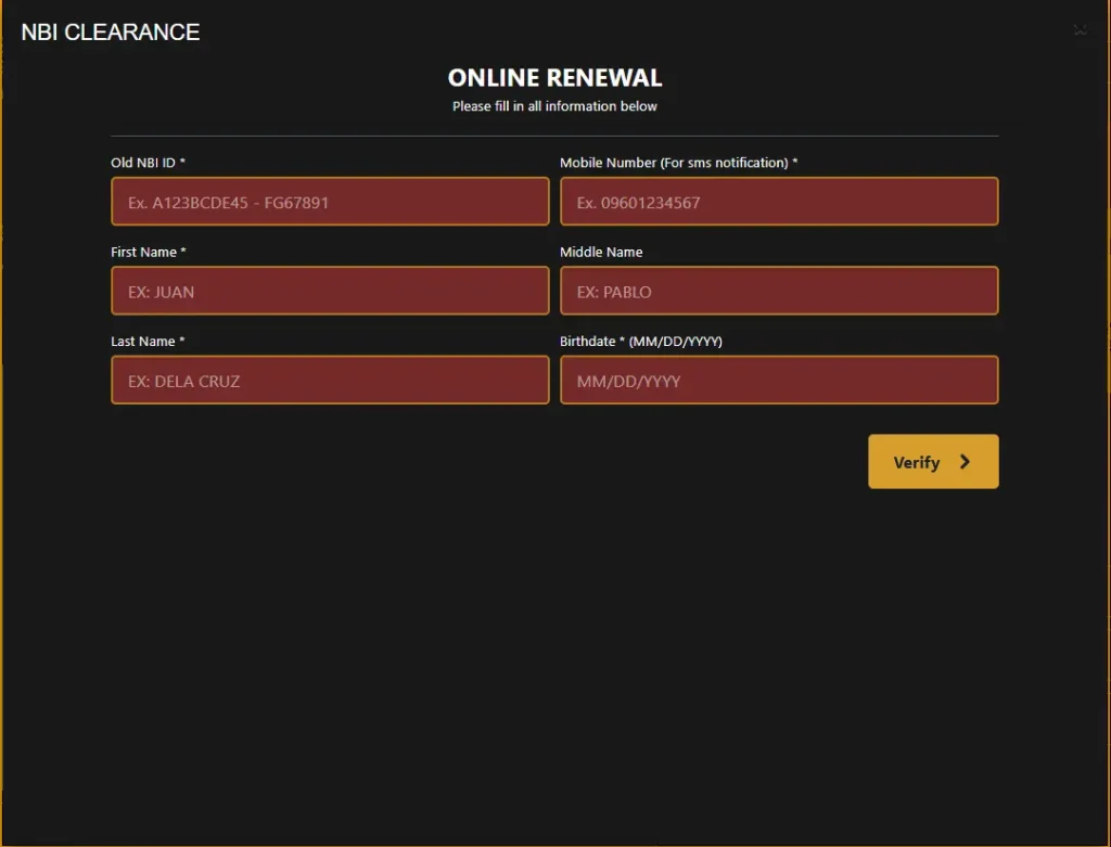 NBI Clearance Renewal